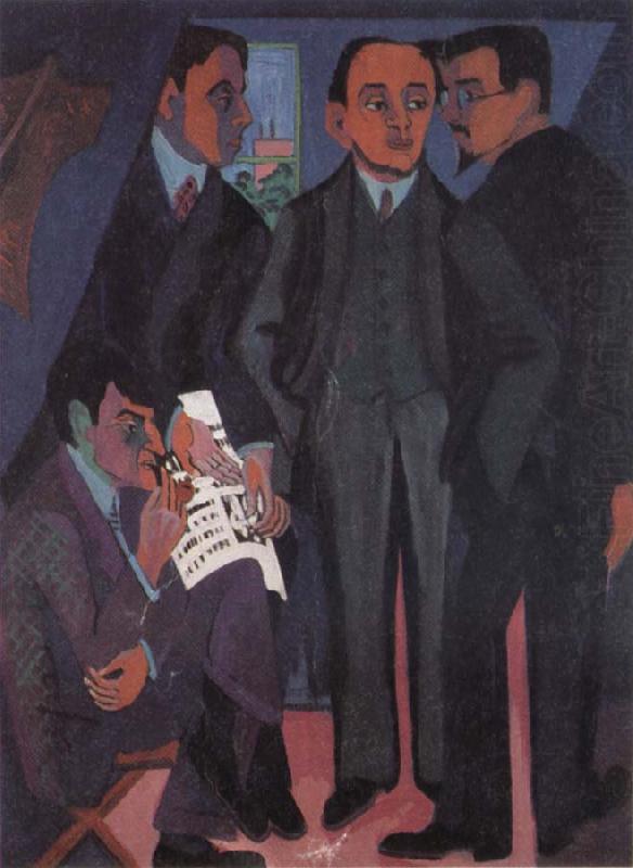 Eine Kunstlergemeinschaft, Ernst Ludwig Kirchner